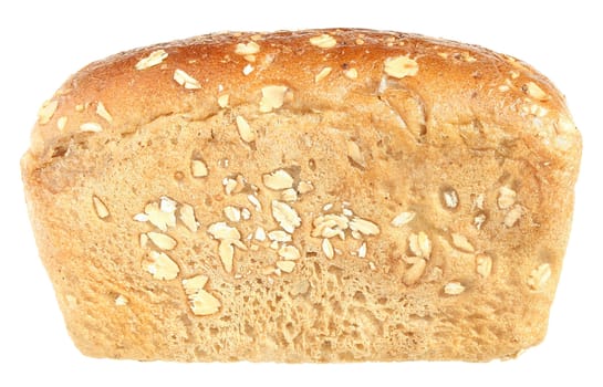 Bread on a white background.