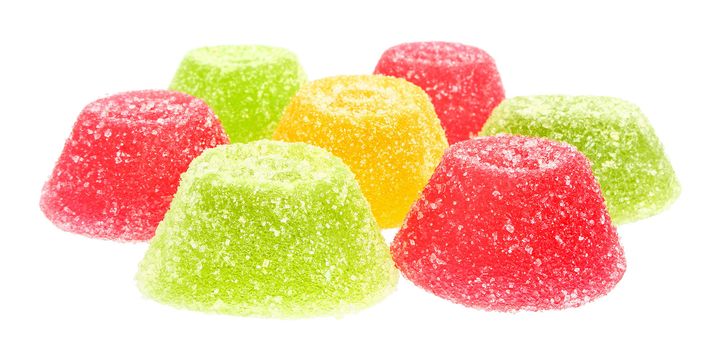 Candy on a white background.