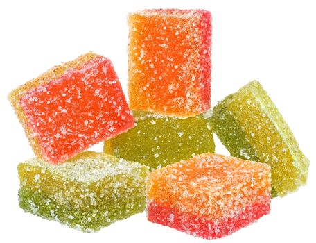 Candy isolated white background.