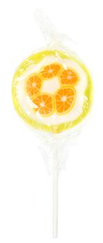 Lollipop on a white background.