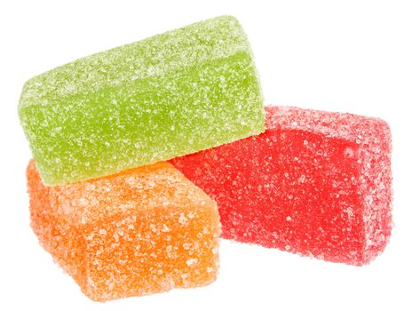 Candy on a white background.