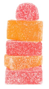 Candy on a white background.