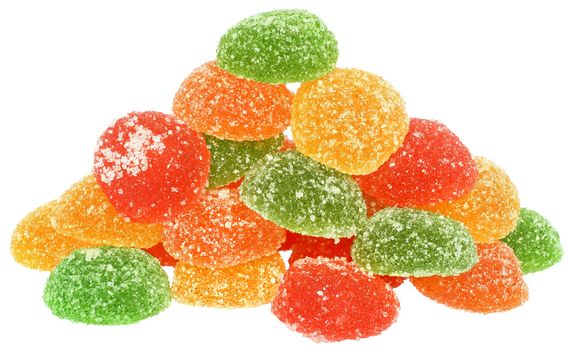 Candy on a white background.