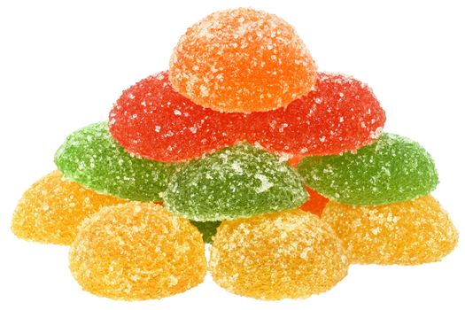 Candy isolated white background.