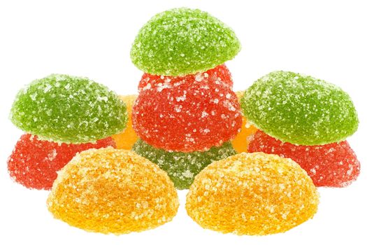 Candy isolated white background.