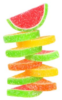 Candy on a white background.