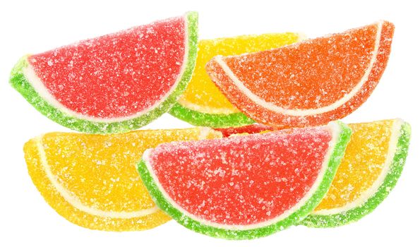 Candy isolated white background.