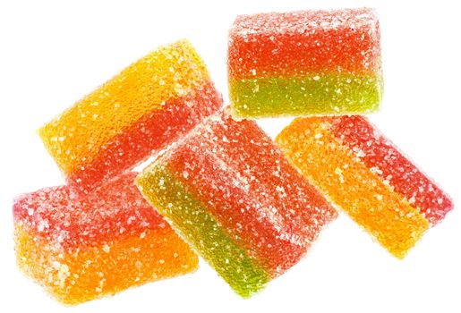 Candy isolated white background.