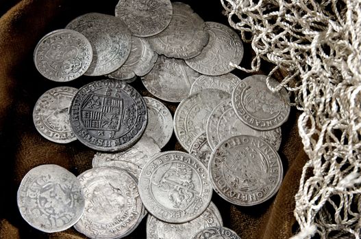 The old silver coins. There may be collectible