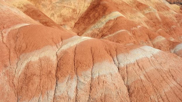 Colorful mountains of Danxia landform in Gansu, China