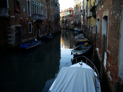 Deserted Canal, Venice, Italy