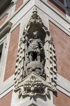 Statue of King Wenceslas, St. Vitus Cathedral, Prague.