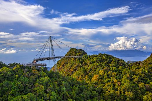 The landscape of Langkawi seen from Cable Car viewpoint