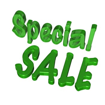 glossy green three-dimensional inscription cpecial sale