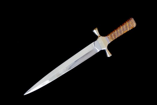 Image of cold weapon on black background