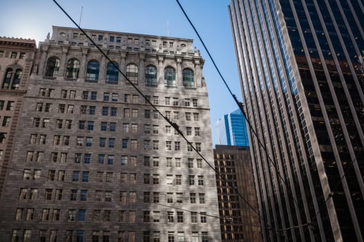 San Francisco building on Union Square Downtown Skyline view