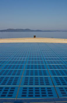 Greetings to the sun Zadar installation, Dalmatia, Croatia