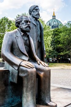 memorial for Marx and Engels in Berlin
