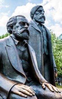 memorial for Marx and Engels in Berlin