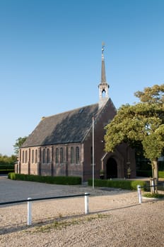 Church in small dutch nvillage called tinte