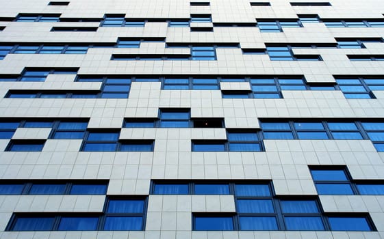 Modern building wall facade pattern                                