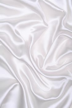 Smooth elegant white silk can use as wedding background 