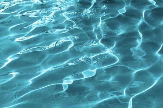 Pool water surface wave abstract pattern