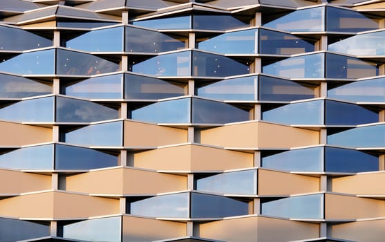  Detail of a modern building placed in Zaragoza