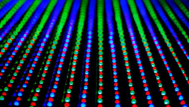 RGB LED screen panel texture