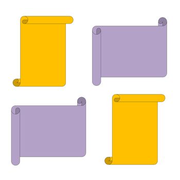 Write a message yellow and purple