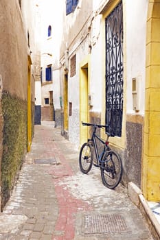 Old street in Essaouira Morocco