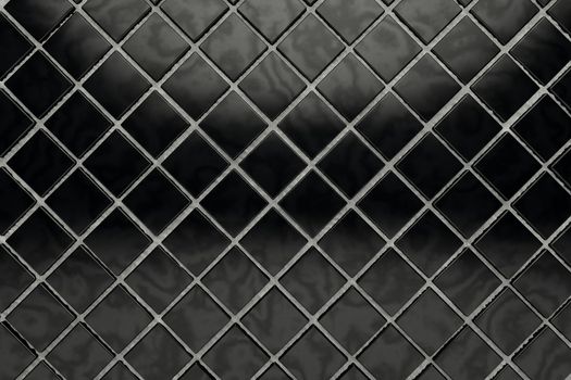 Black shiny tile surface background