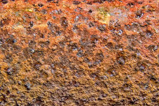 Detailed texture of rusty metal