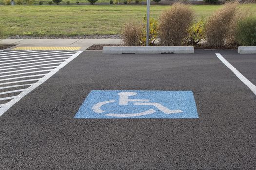 Handicapped Parking Space at Business Location