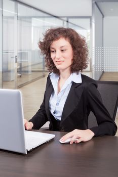 businesswoman secretary at working in office