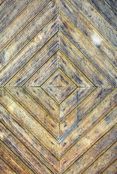 Texture of old stained wooden door