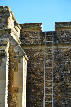 Ladder on Church