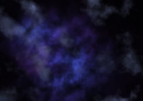 Star field in space, a nebulae and a gas congestion. "Elements of this image furnished by NASA".