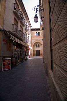 Corral del Carbon is an Andalusian alhondiga from the 14th century that served as a warehouse of merchandise. Oldest building in Granada. Spain