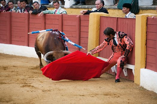 The Spanish bullfighter Juan Jose Padilla Bullfight at Andujar bullring, Jaen, Spain, 10 september 2009