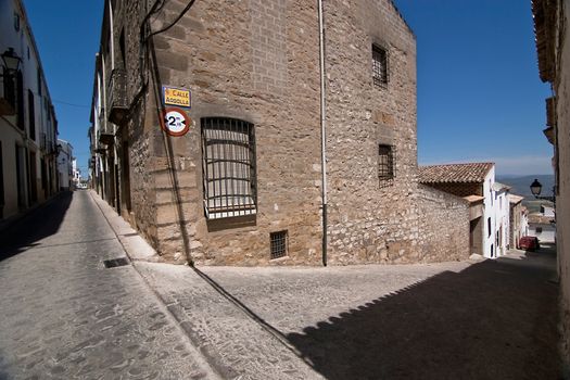 Argolla Street of Sabiote, Jaen, Spain