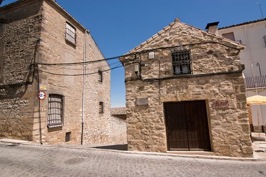  Little house of stones in Argolla street, Sabiote, Jaen, Spain