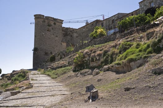  Mid afternoon in Castle of Sabiote, Jaen, Spain