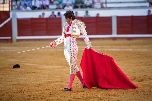 The Spanish bullfighter Juan Jose Padilla Bullfight at Pozoblanco bullring, Cordoba province, Andalusia, Spain, 24 september 2010