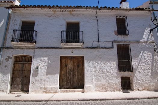 Facade of the 16th century, Sabiote, Jaen province, Andalusia, Spain