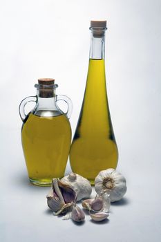 Oil extra virgin olive and garlic