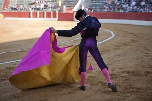 Bullfighter with the Cape before the Bullfight, Spain