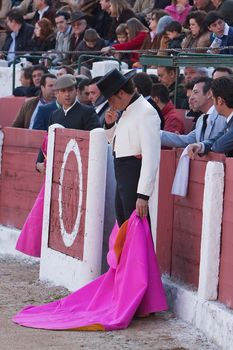Bullfighter with the Cape before the Bullfight, Spain