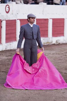 Bullfighter with the Cape before the Bullfight, Spain