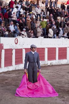 Bullfighter with the Cape before the Bullfight, Spain